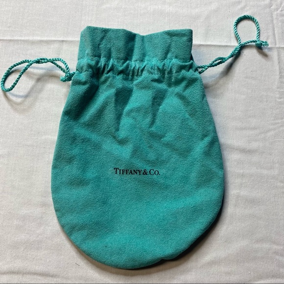 TIFFANY & CO MENS VINTAGE STERLING  NECKLACE BRAIDED BLACK LEATHER 18-1/2” NEW - Picture 6 of 7